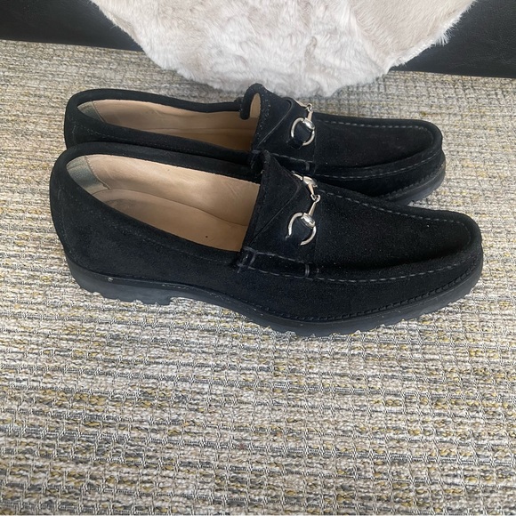 Gucci Suede Horsebit Loafers - Picture 13 of 16